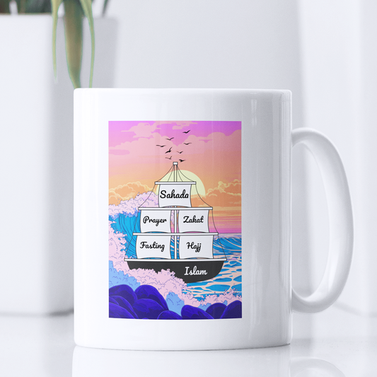 Tasse - 5 Säulen des Islams