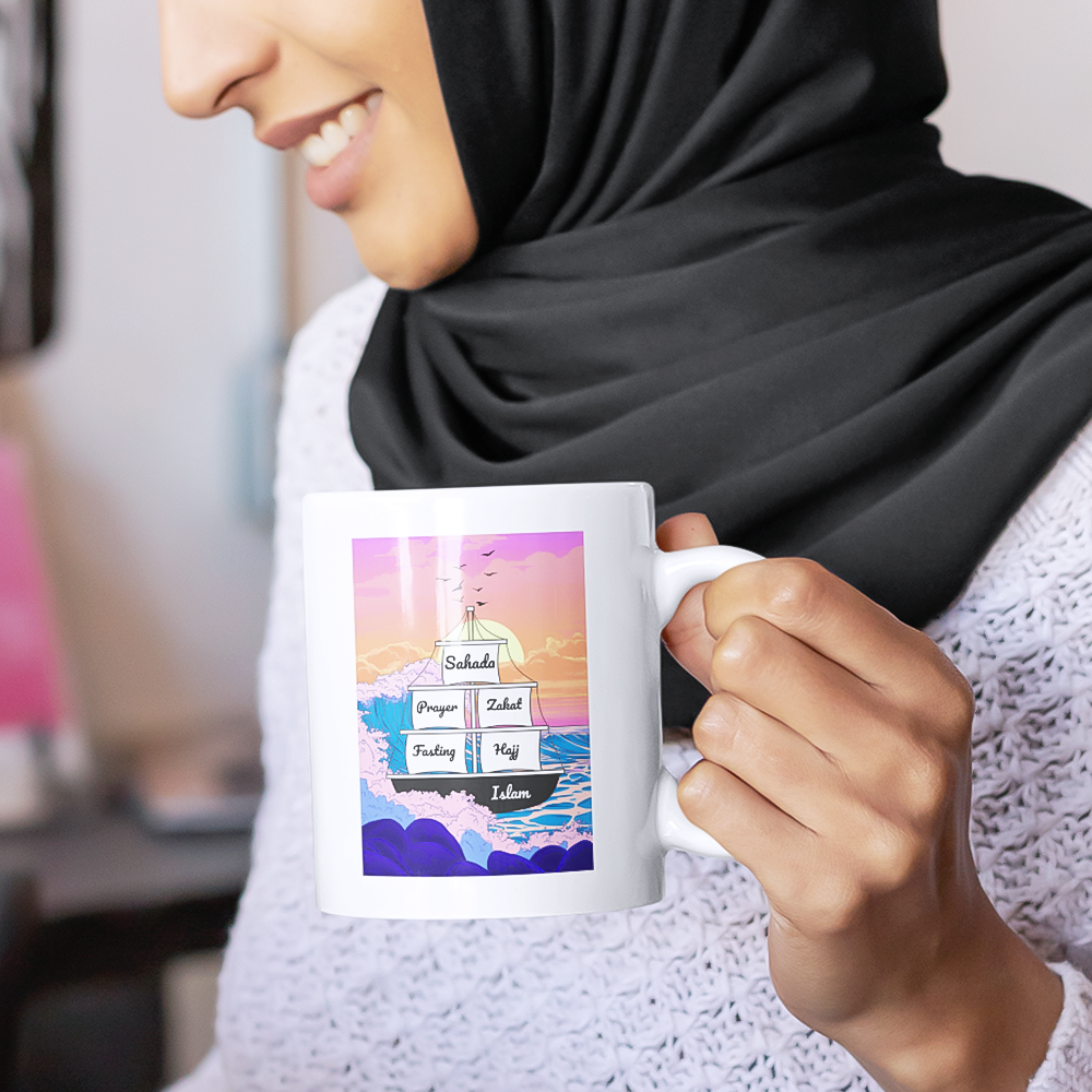 Tasse - 5 Säulen des Islams