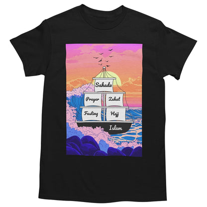 5 Säulen des Islam | Islamisches T-Shirt