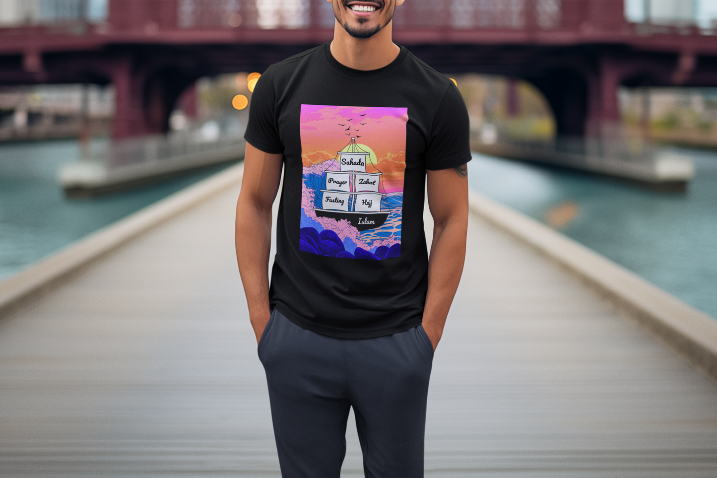 5 Säulen des Islam | Islamisches T-Shirt