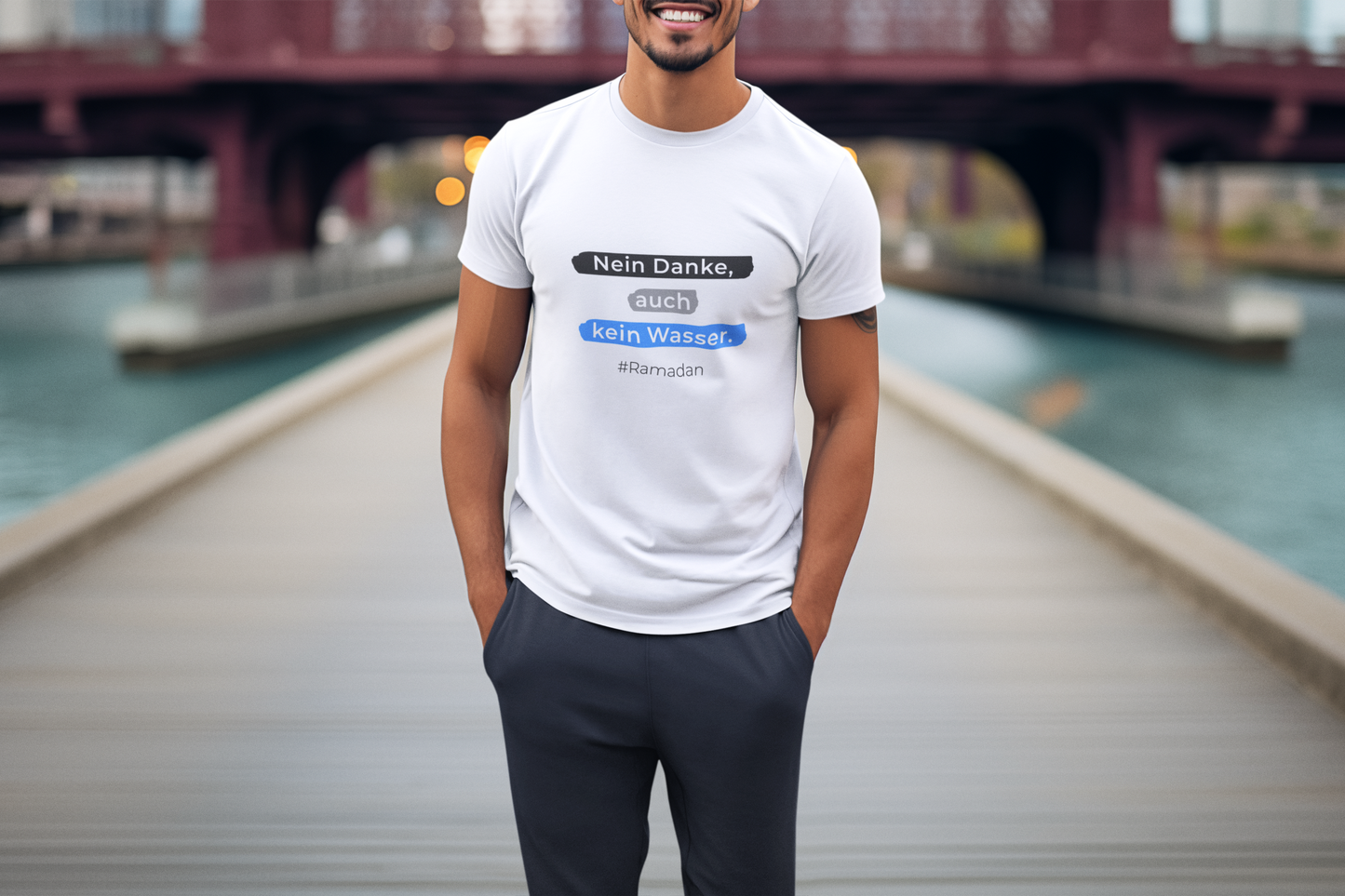 Nein Danke, auch kein Wasser #Ramadan | Islamisches T-Shirt