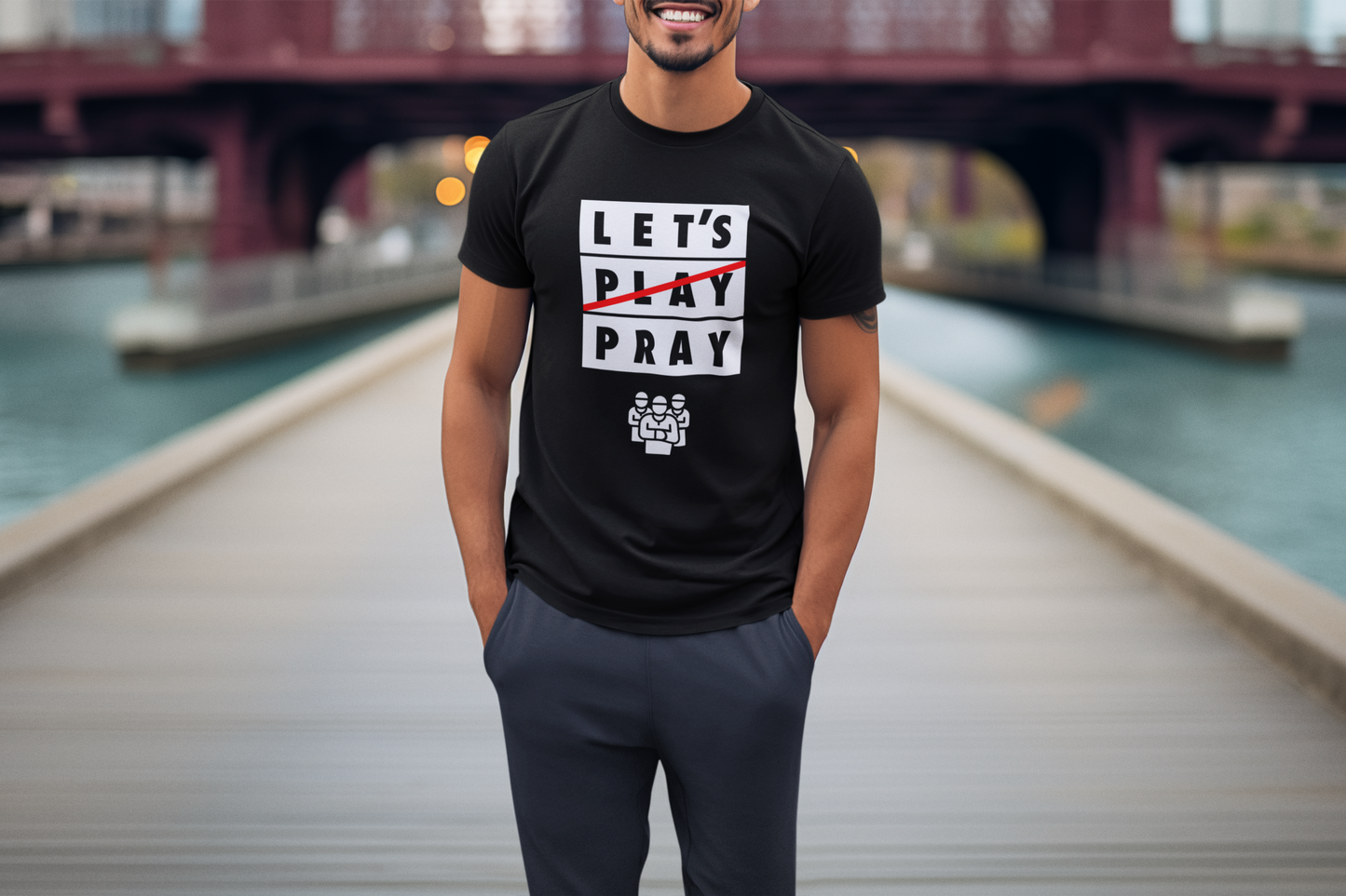Let's Pray | Islamisches T-Shirt